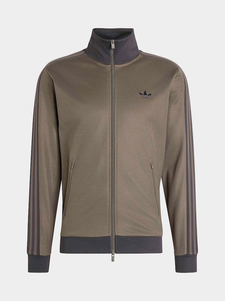 adidas Originals Brown Classic Track Jacket - Image 6 of 6