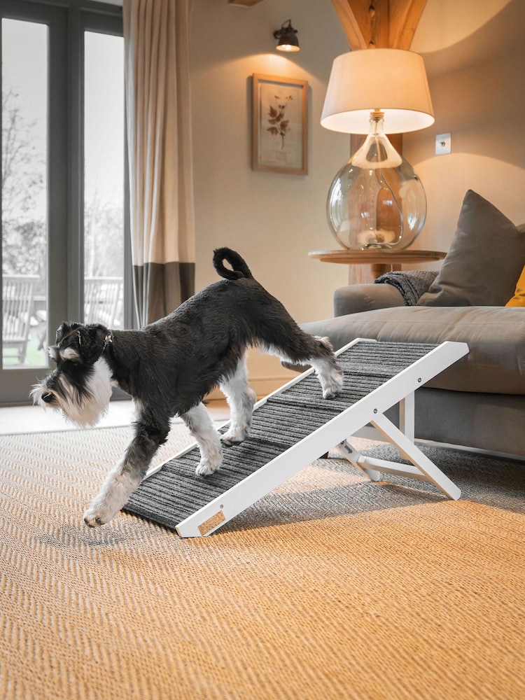 Lords and Labradors White Wooden Pet Ramp - Image 2 of 6