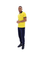 Fila Yellow Bb1 Classic Vintage Striped Polo Shirt - Image 1 of 4