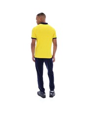 Fila Yellow Bb1 Classic Vintage Striped Polo Shirt - Image 2 of 4