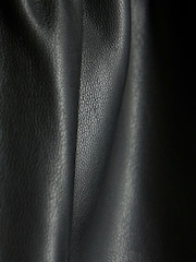 River Island Black Girls Faux Fur Leather Shorts - Image 3 of 3