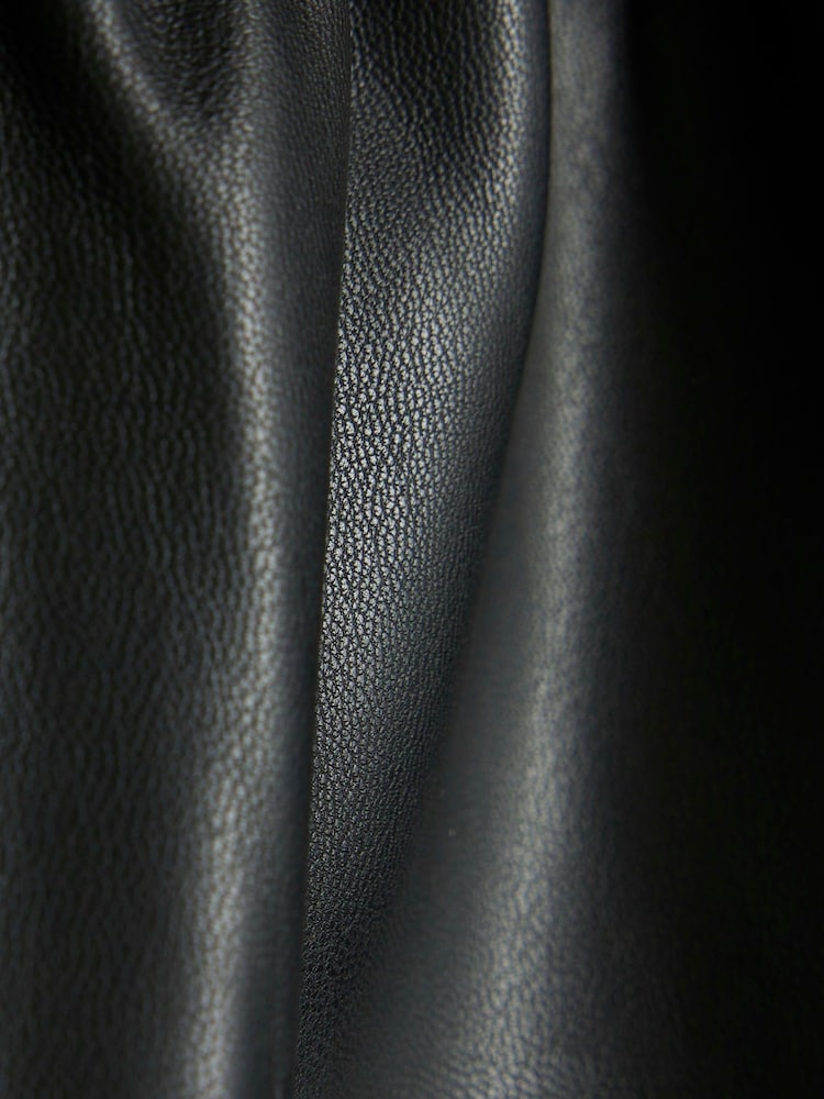 River Island Black Girls Faux Fur Leather Shorts - Image 3 of 3 River Island Black Girls Faux Fur Leather Shorts - Image 3 of 3