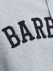 Barbour® Grey Mayfield Varsity Logo Hoodie - Image 7 of 7