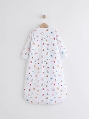 White Christmas Santa Icon Baby 2.5 Tog Detachable Sleever 100% Cotton Sleep Bag - Image 2 of 13