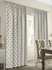Sophie Allport White Crab Made to Measure Curtains - Image 2 of 6