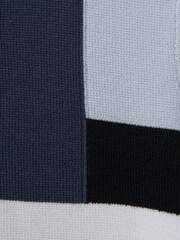 Reiss Blue Multi Charge 3-9 yrs Colourblock Polo Shirt - Image 4 of 4