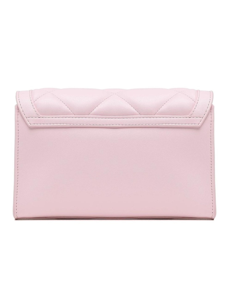 Love Moschino Pink FAUX Leather Crossbody Bag - Image 2 of 4 Love Moschino Pink FAUX Leather Crossbody Bag - Image 2 of 4