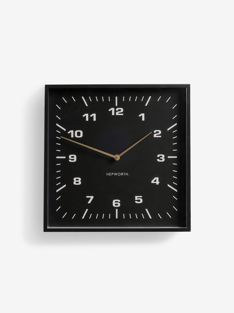 Black Square Wall Clock - Image 4 of 4