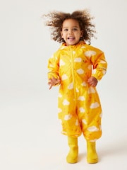 Regatta Yellow Pobble Waterproof Puddlesuit - Image 1 of 7