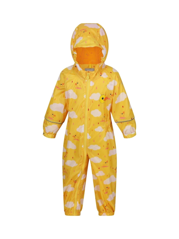 Regatta Yellow Pobble Waterproof Puddlesuit - Image 5 of 7