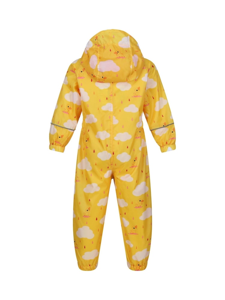 Regatta Yellow Pobble Waterproof Puddlesuit - Image 6 of 7