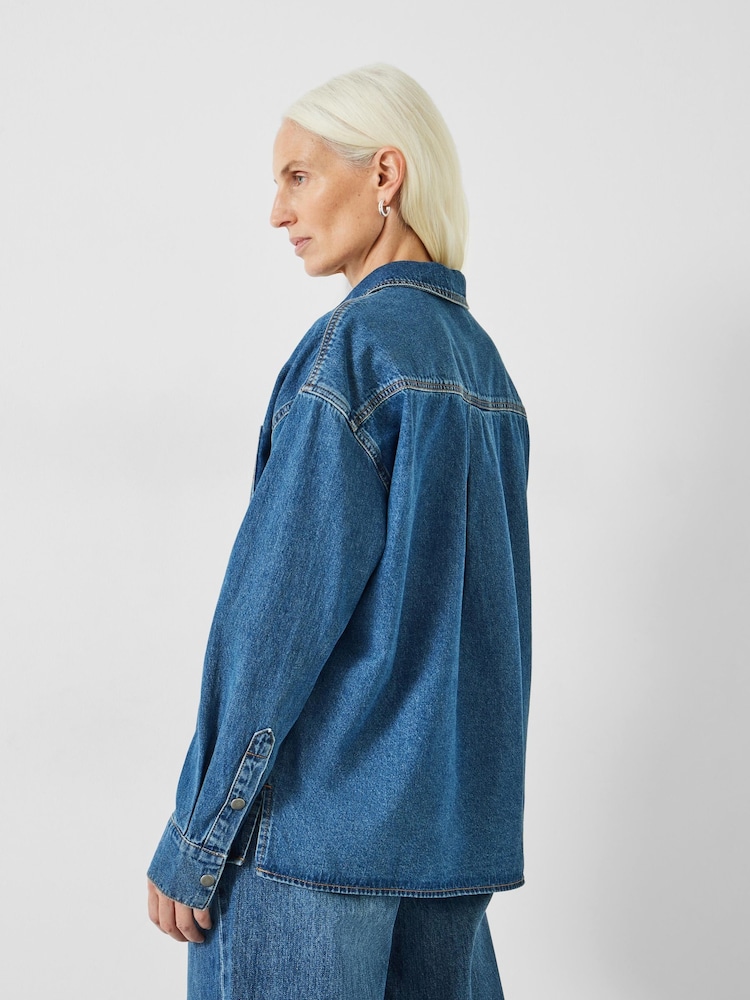 Blau - Hush Daya Denim 100% Cotton Shirt - Bild 2 von 5 Blau - Hush Daya Denim 100% Cotton Shirt - Bild 2 von 5