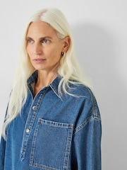 Hush Blue Daya Denim 100% Cotton Shirt - Image 4 of 5