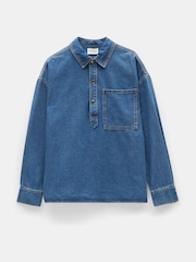 Hush Blue Daya Denim 100% Cotton Shirt - Image 5 of 5
