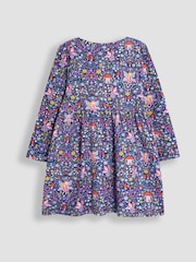JoJo Maman Bébé Cornflower Toadstool Floral Button Front Dress - Image 2 of 3