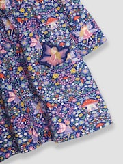 JoJo Maman Bébé Cornflower Toadstool Floral Button Front Dress - Image 3 of 3