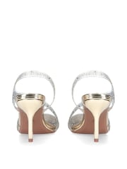 Carvela zlata (barva); zlato Symmetry Court Vinil 80 čevlji - Slika 4 iz 4