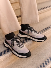 Grey Mesh Trainers - Image 1 of 2