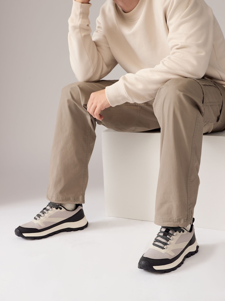 Grey Mesh Trainers - Image 2 of 2