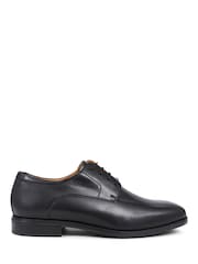 Pavers Black Pavers Smart Leather Lace-Up Black Shoes - Image 2 of 5