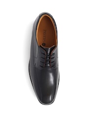 Pavers Black Pavers Smart Leather Lace-Up Black Shoes - Image 4 of 5