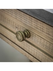 Gallery Home Natural Eastfield 2 Drawer Console Table - Image 11 of 13