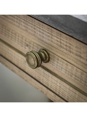 Gallery Home Natural Eastfield 2 Drawer Console Table - Image 3 of 8