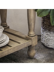 Gallery Home Natural Eastfield 2 Drawer Console Table - Image 4 of 8