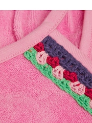 Monsoon Pink Crochet Trim Sun 100% Cotton Vest - Image 4 of 4