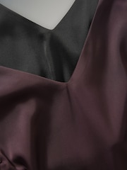 The Set Berry Red/Black 2 Pack Satin Cami Top - Image 10 of 11