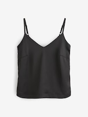 The Set Berry Red/Black 2 Pack Satin Cami Top - Image 8 of 11