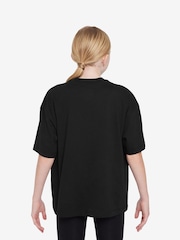 Negro - Nike Small Logo 100% Cotton T-Shirt - Imagen 2 de 3
