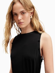 AllSaints Black Susannah Dress - Image 4 of 8
