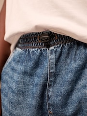 Blue Balloon Denim Cargo 100% Cotton Jeans with Elasticated Waist (3-16yrs) - Image 4 of 10