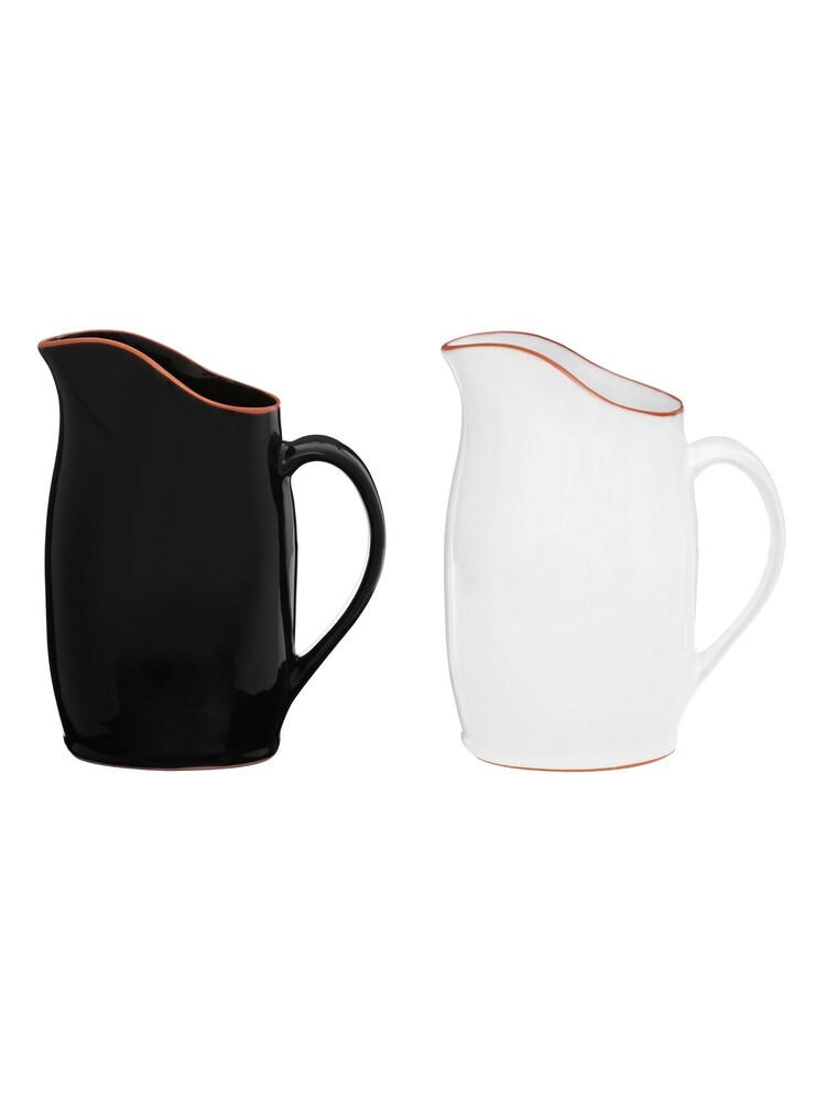 Interiors by Premier Black Calisto Glazed Terracotta Pitcher - Image 6 of 6 Interiors by Premier Black Calisto Glazed Terracotta Pitcher - Image 6 of 6