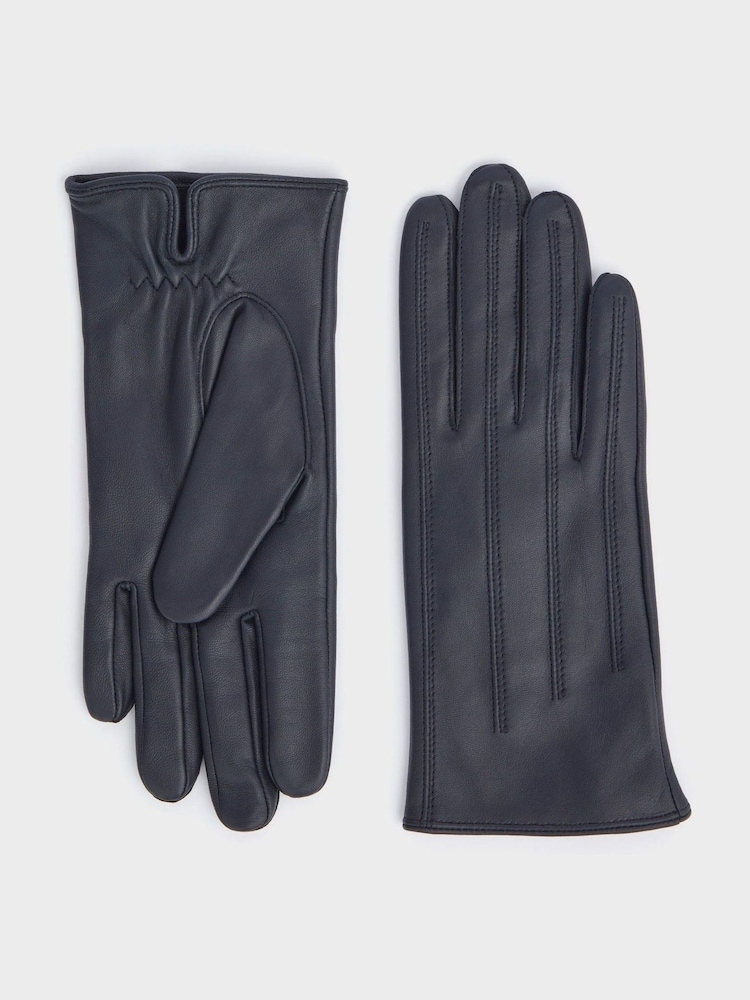 Osprey London Blue The Lila Leather Gloves - Image 1 of 4