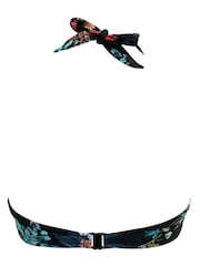 Pour Moi Black Lisbon Halter Underwired Bikini Top - Image 4 of 4
