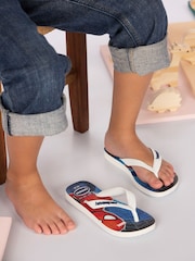 Havaianas Kids Top Marvel II White Sandals - Image 1 of 8
