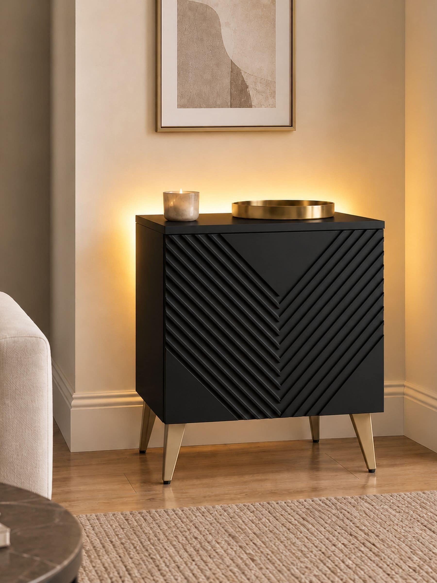 Frank Olsen Furniture Black Frank Olsen Ava Lamp / Side Table - Image 2