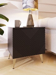Frank Olsen Midnight Black AVA SMART Side Table - Image 1 of 9