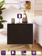 Frank Olsen Midnight Black AVA SMART Side Table - Image 3 of 9