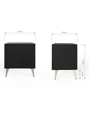 Frank Olsen Midnight Black AVA SMART Side Table - Image 9 of 9