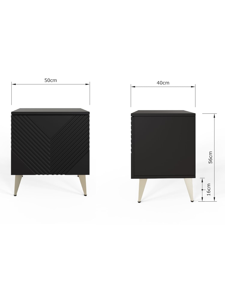 Frank Olsen Midnight Black AVA SMART Side Table - Image 9 of 9