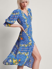 Monsoon Blue Paloma Tea Dress - Image 1 of 5