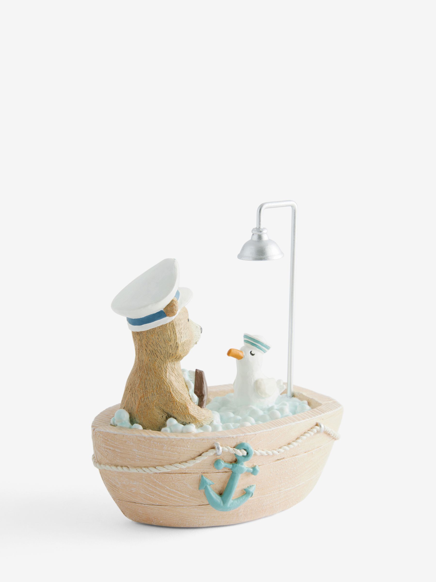 Buy Natural Bertie Bear Sailor Bath Ornament from the Next UK online shop