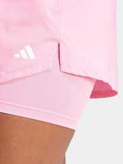 adidas Pink Aeroready Minimal 2-in-1 Shorts - Image 5 of 6