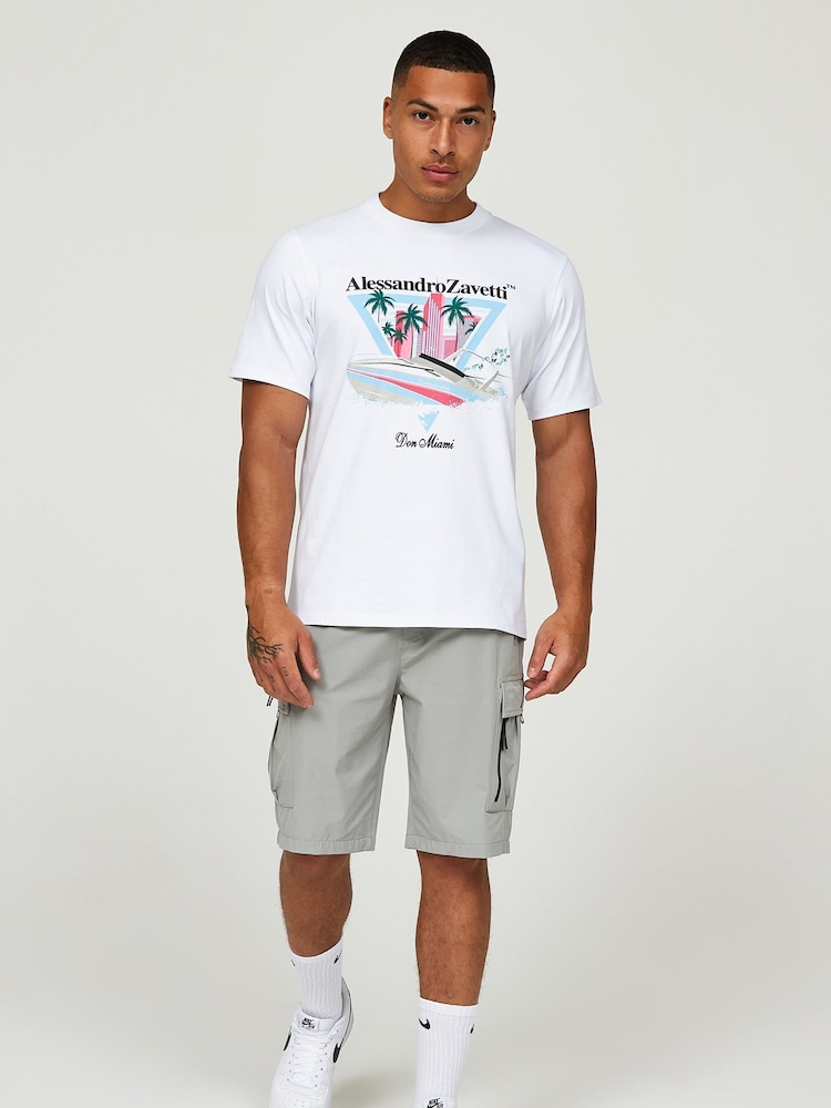 Alessandro Zavetti 100% Cotton Vice White T-Shirt - Image 2 of 6
