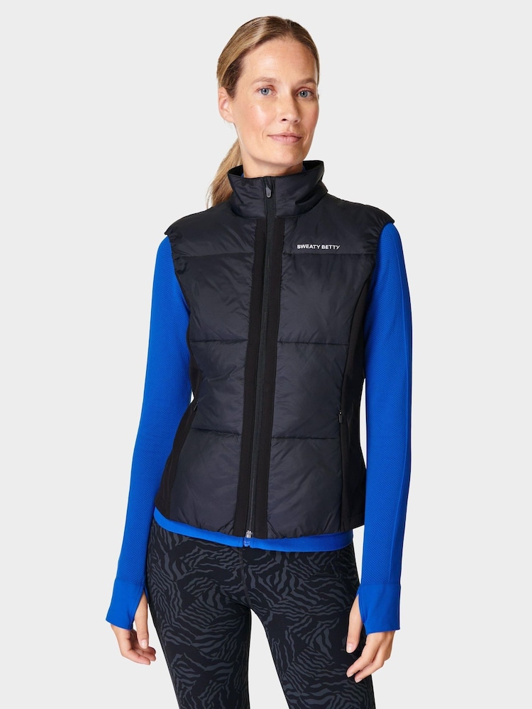 Sweaty Betty Black Accelerate Elite Gilet - Image 1 of 5