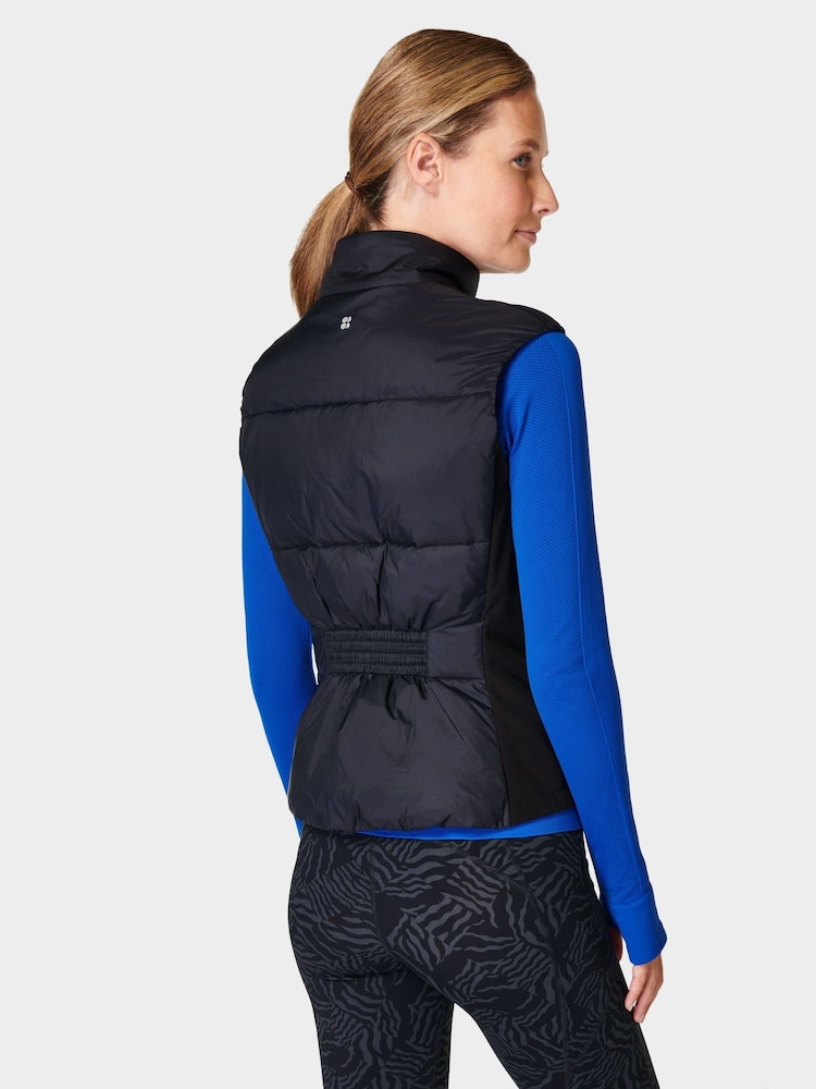 Sweaty Betty Black Accelerate Elite Gilet - Image 2 of 5 Sweaty Betty Black Accelerate Elite Gilet - Image 2 of 5