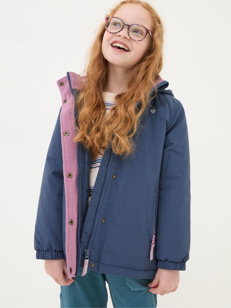 FatFace Leah Navy Blue Jacket - Image 1 of 5